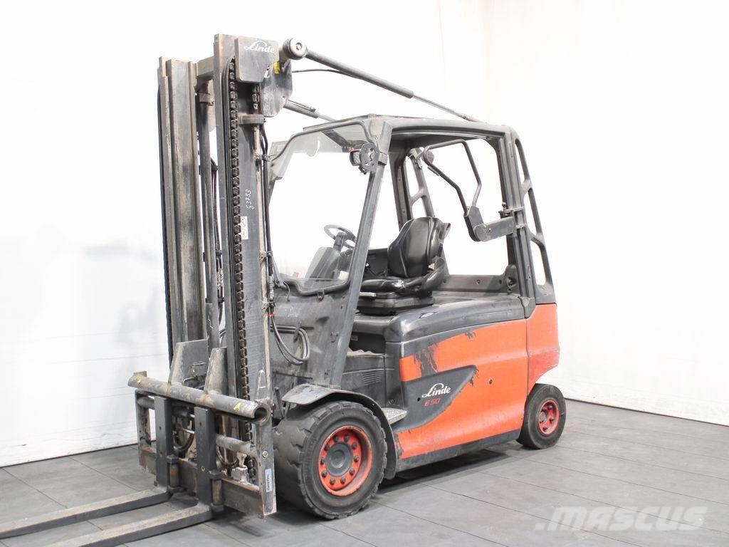 Linde E 50 HL-01 388 Stivuitor electric