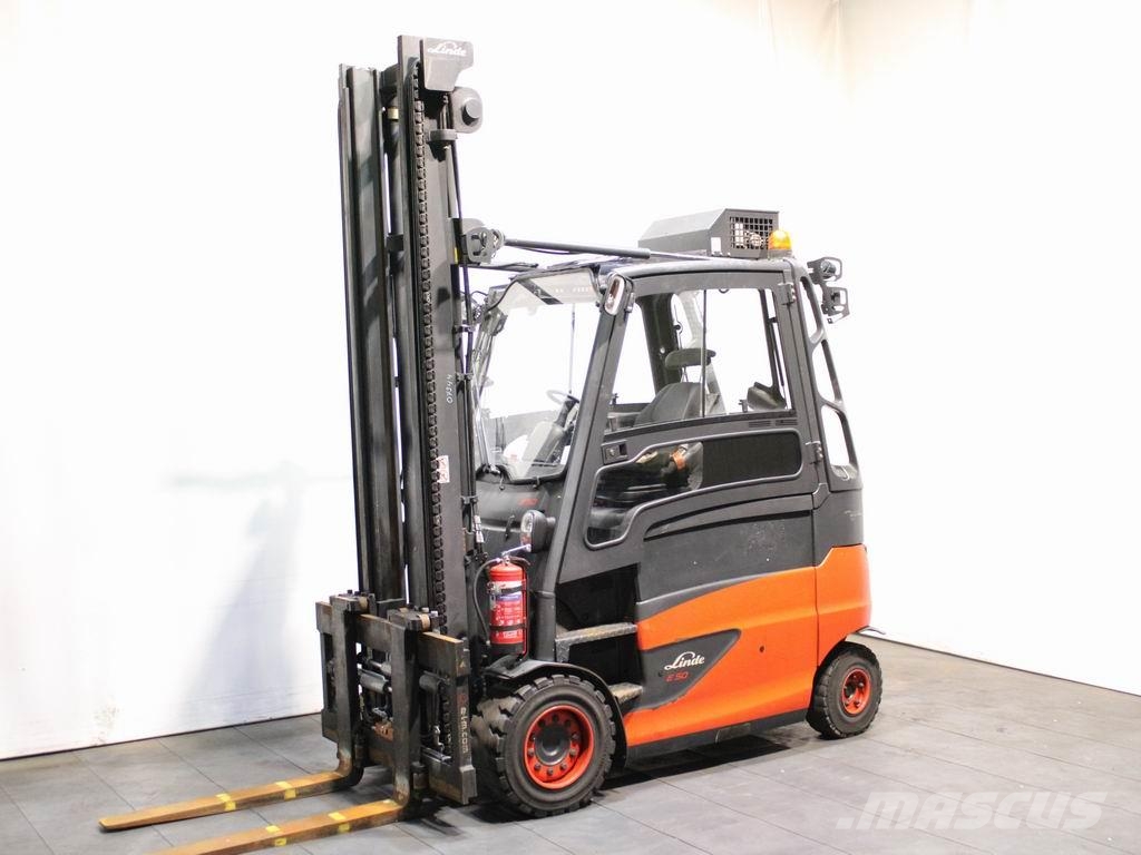 Linde E 50 HL-01/600 388 شاحنات ذات رافعات شوكية تعمل بالكهرباء