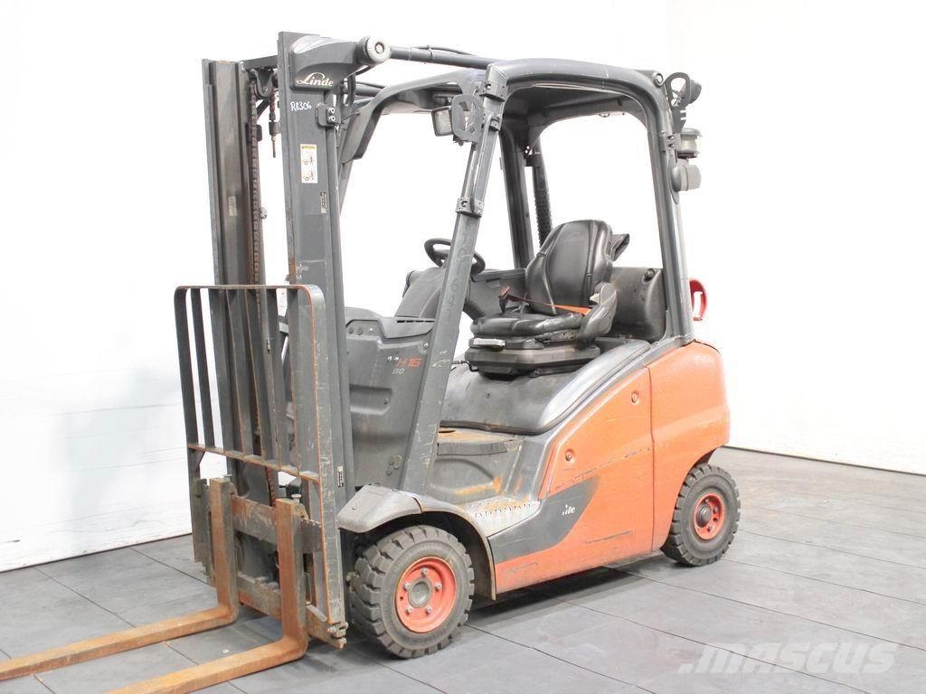 Linde H 16 T-01 391 天然气叉车