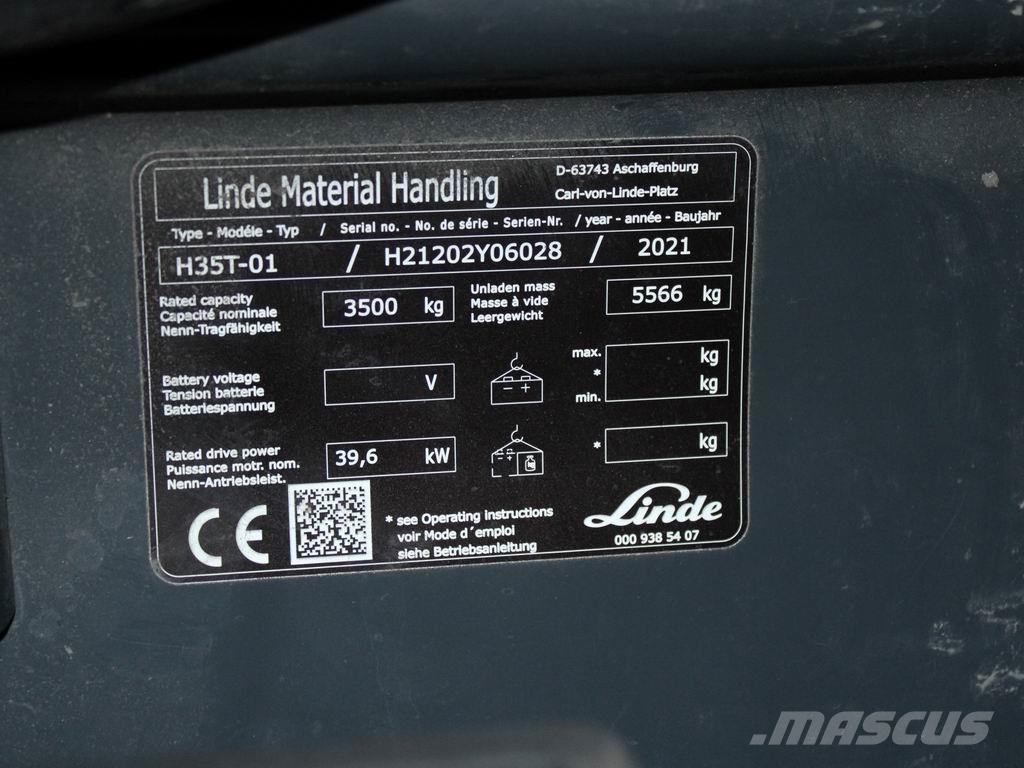 Linde H 35 T-01 1202 GETR Камиони с АГУ