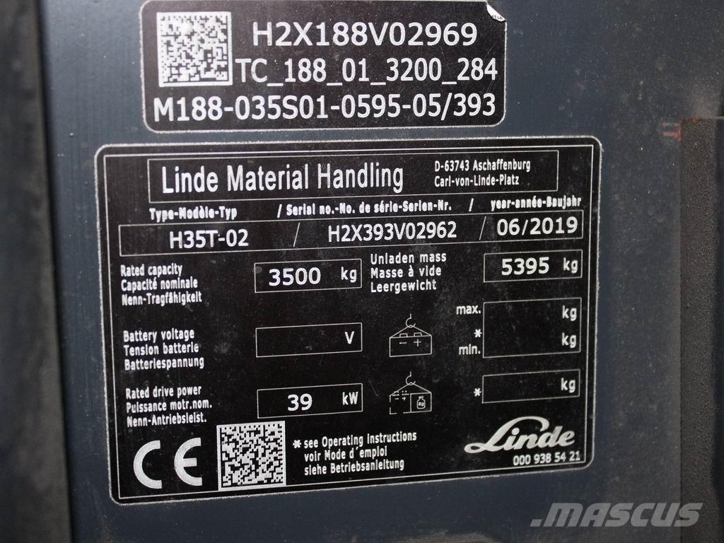 Linde H 35 T-02 393 GETR Camiones LPG