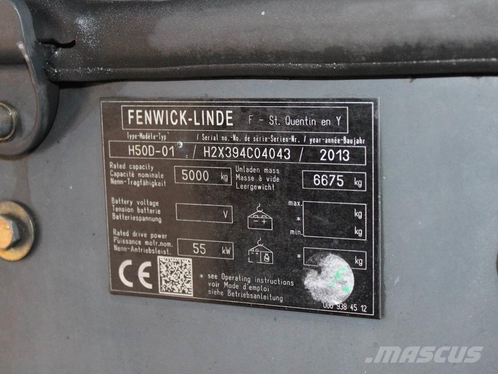Linde H 50 D-01 394 شاحنات الديزل