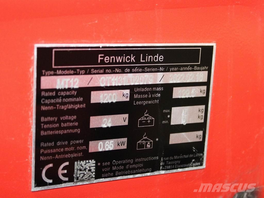 Linde MT 12 1131 Штабелери