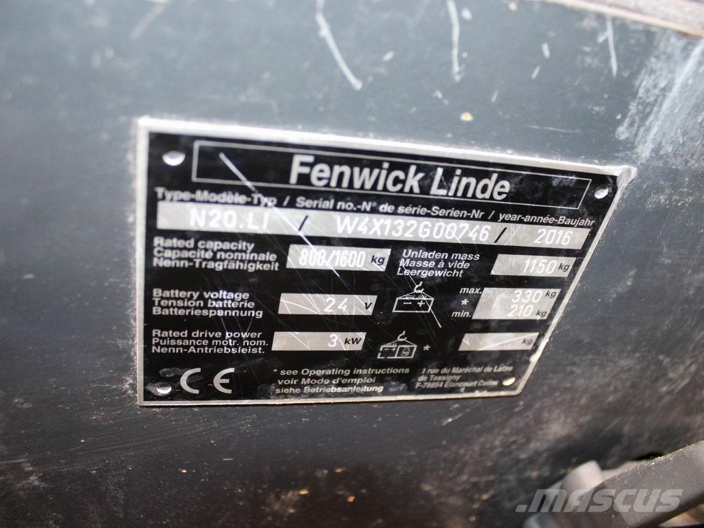 Linde N 20 LI 132 Niskodizajući komisioni viljuškar