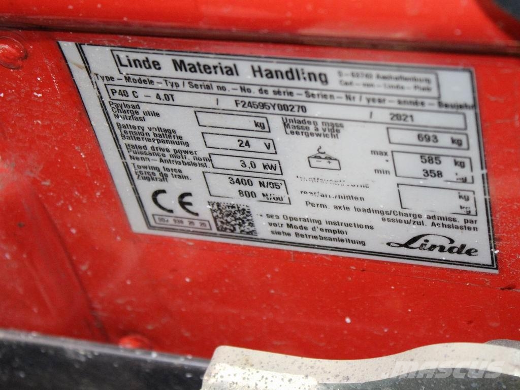 Linde P 40 C-4.0T 4595 Vučna vozila