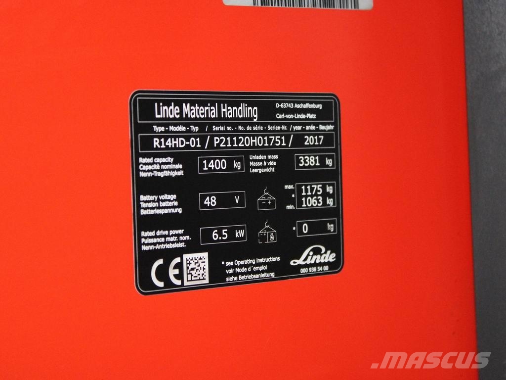 Linde R 14 HD-01 1120 Viličarji s pomičnim teleskopom