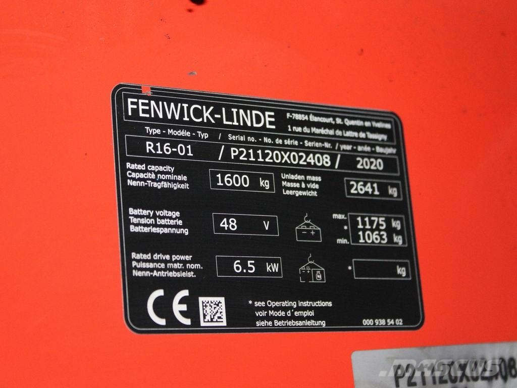 Linde R 16-01 1120 Viljuškari sa pomičnim stupom