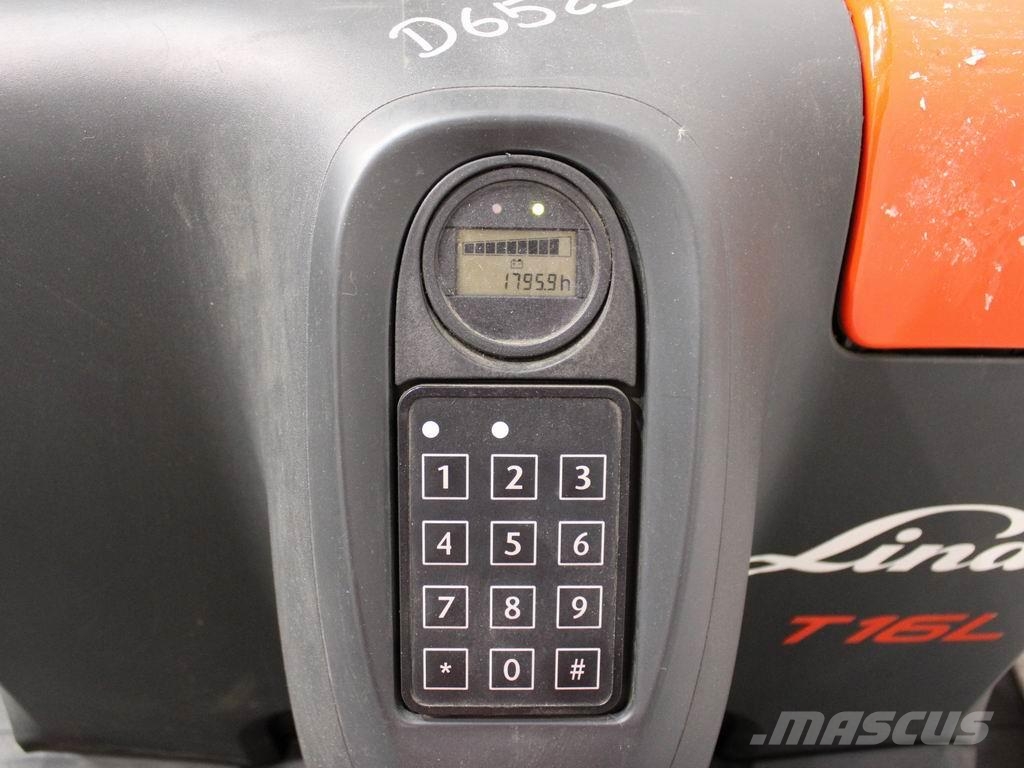 Linde T 16 L 1152 Električni nizko dvižni viličar