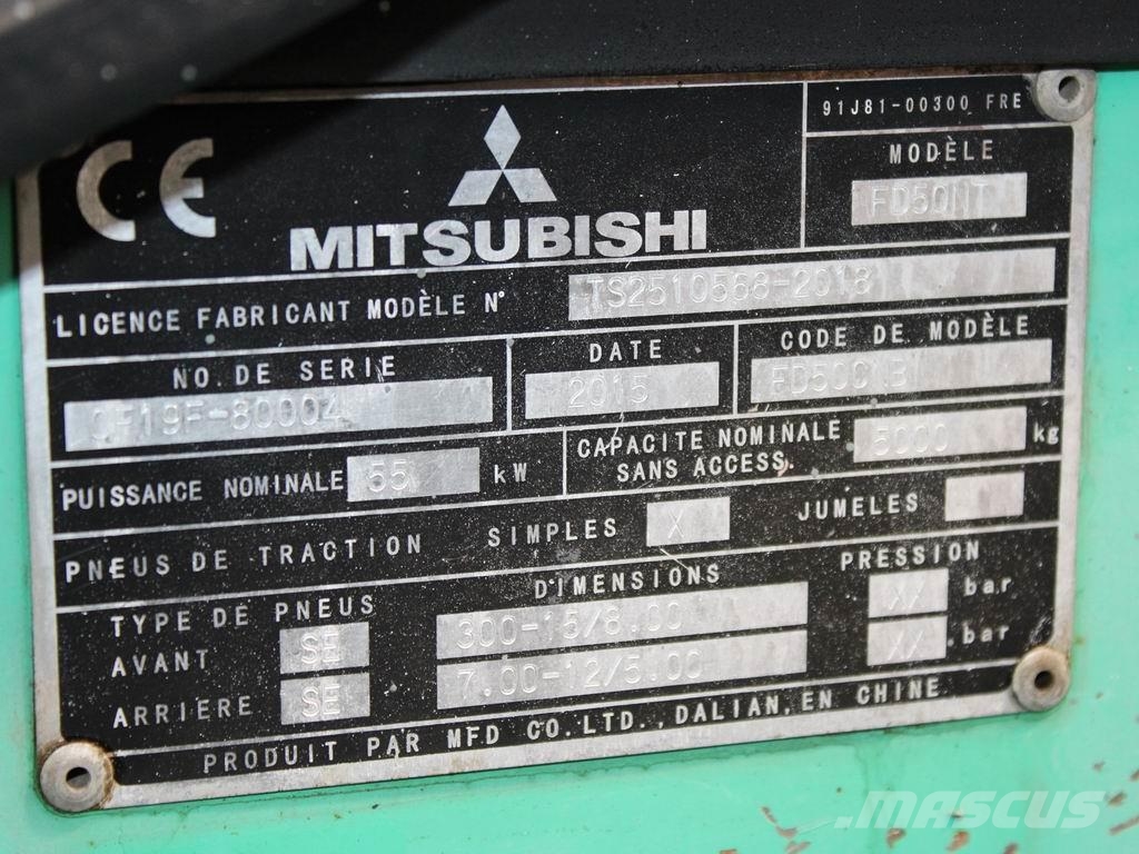 Mitsubishi FD 50 NT Diesel forklifts