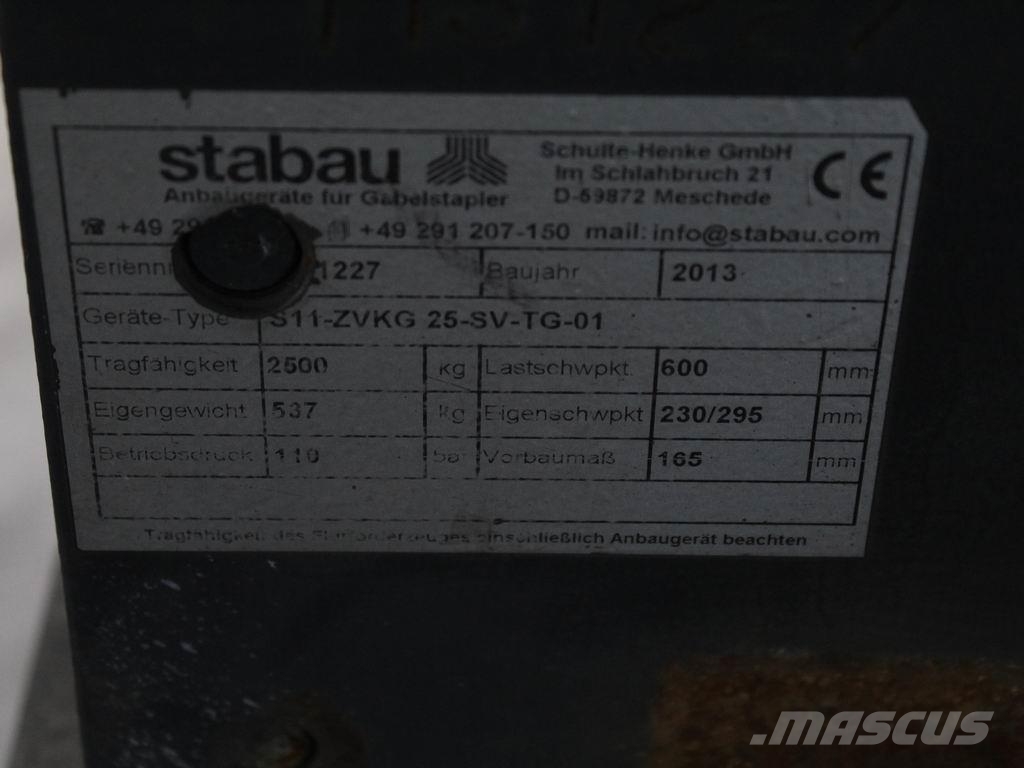 Stabau S11 ZVKG 25-SV-TG マテリアルハンドリング-その他