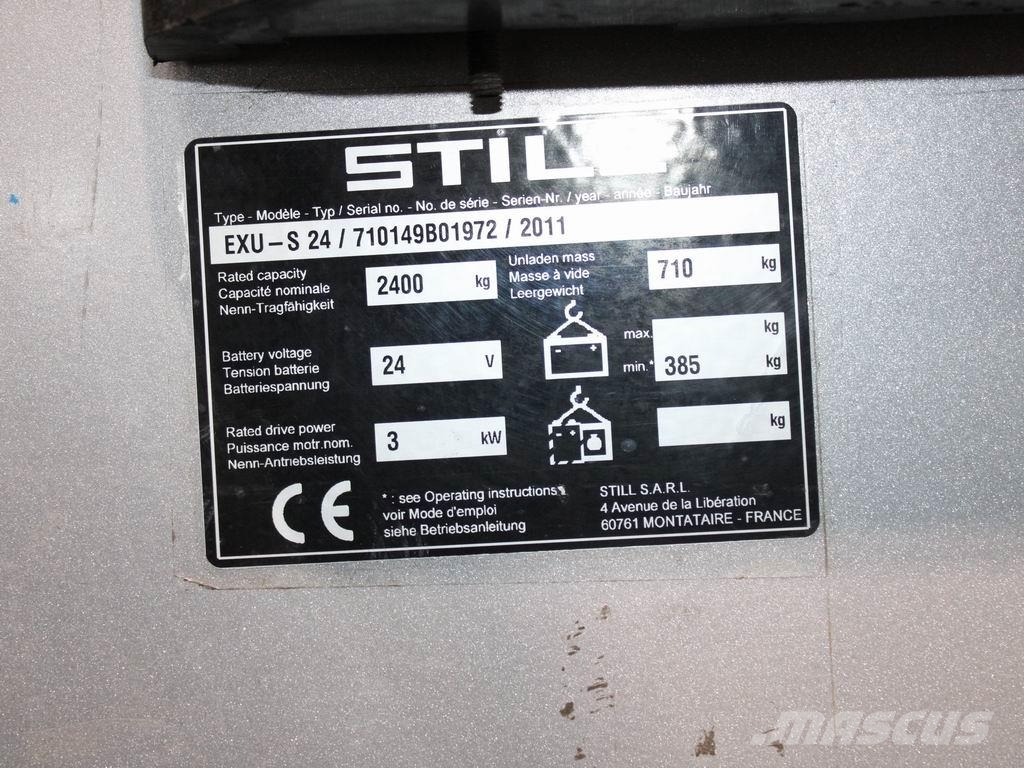 Still EXU-S 24 Niederhub-Kommissionierer