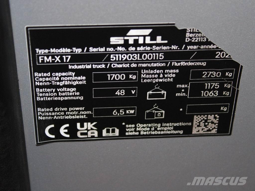 Still FM-X 17 Viličarji s pomičnim teleskopom