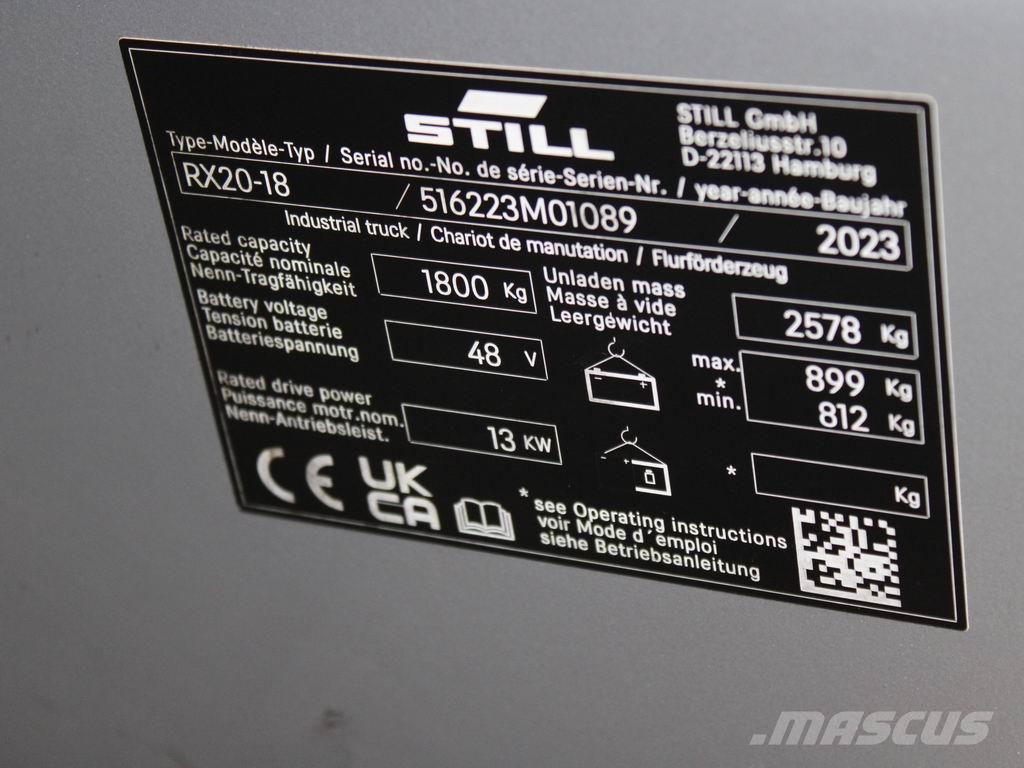 Still RX 20-18 6223 Elektritõstukid