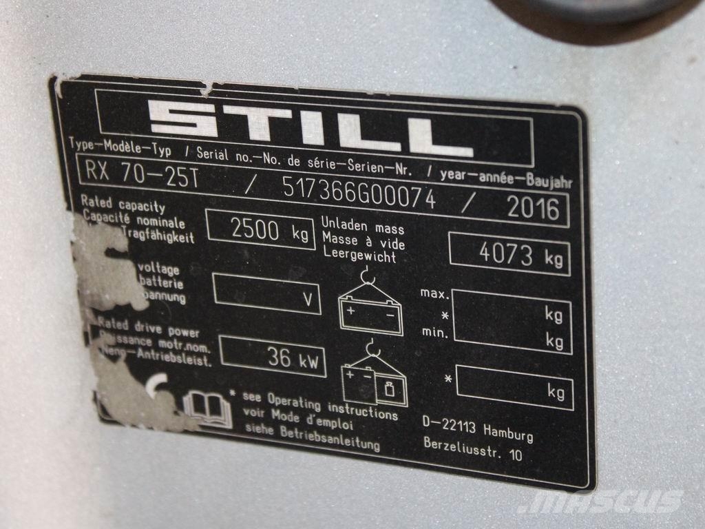 Still RX 70-25T 7366 Gasstapler