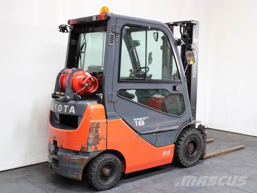 Toyota 06-8 FG 18 F Wózki LPG