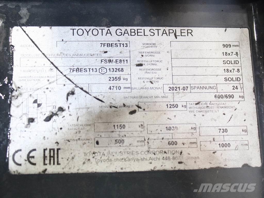 Toyota 7 FBEST 13 Elektrostapler