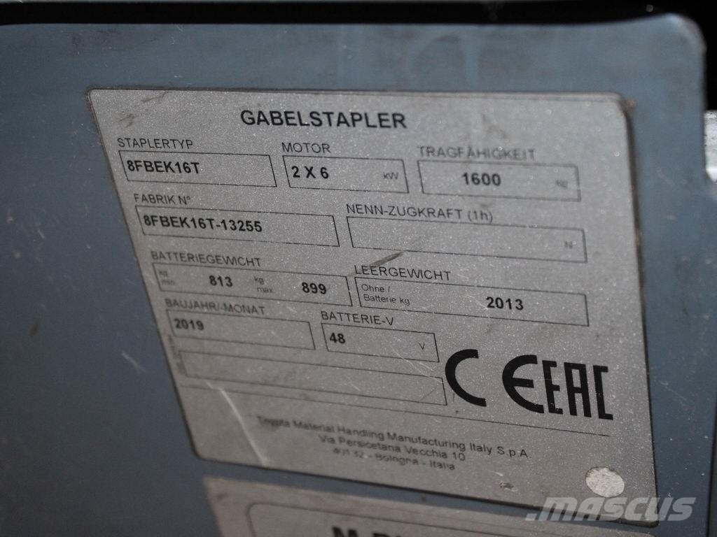 Toyota 8 FBEK 16 T Electric forklifts