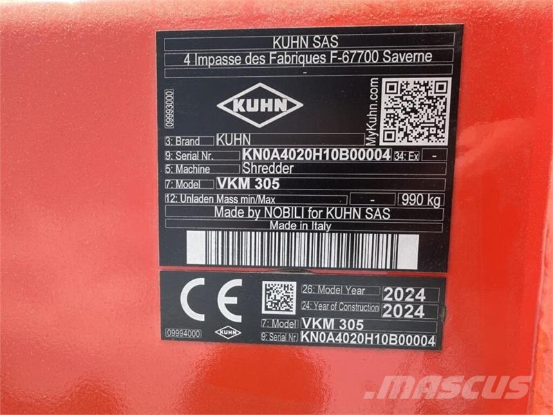 Kuhn VKM 305 Gadanheiras