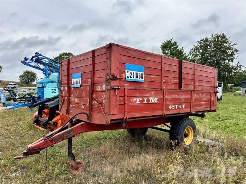 Tim 4,5 toms Kippiperävaunut