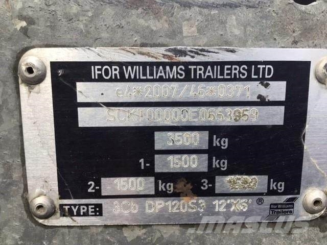 Ifor Williams DP120X12'TRI Egyéb mezőgazdasági pótkocsik