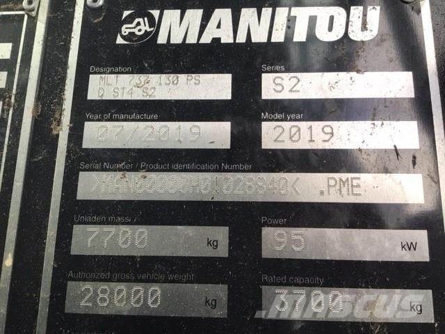 Manitou 737MLT-130PS+ Teleszkópos mezőgazdasági rakodók