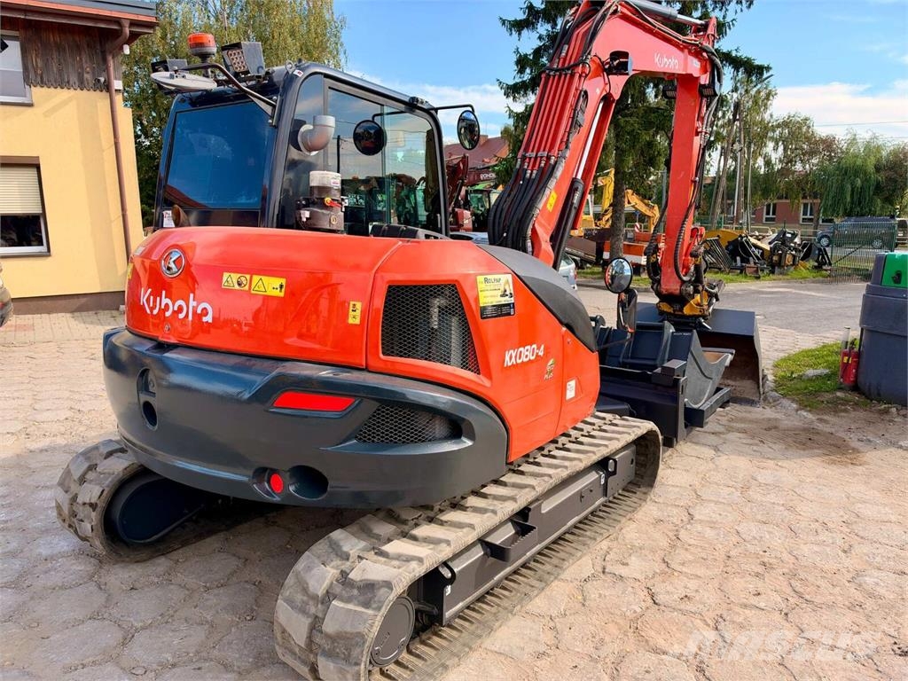 Kubota KX080-04 Малые экскаваторы 7т-12т