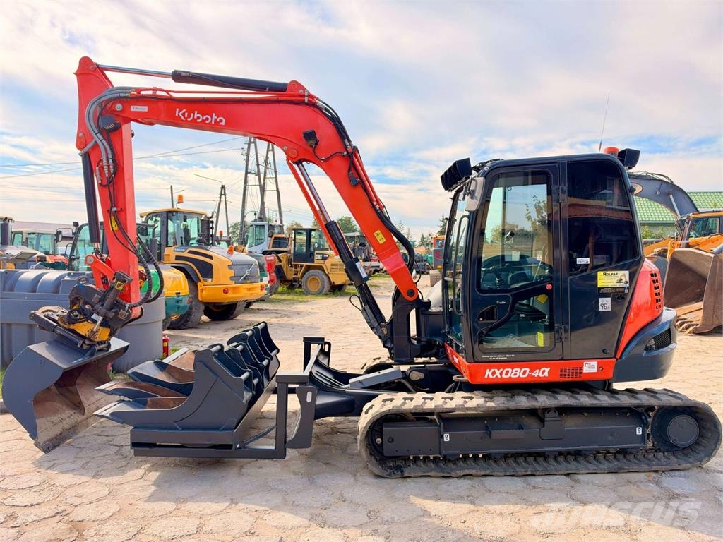 Kubota KX080-04 Малые экскаваторы 7т-12т