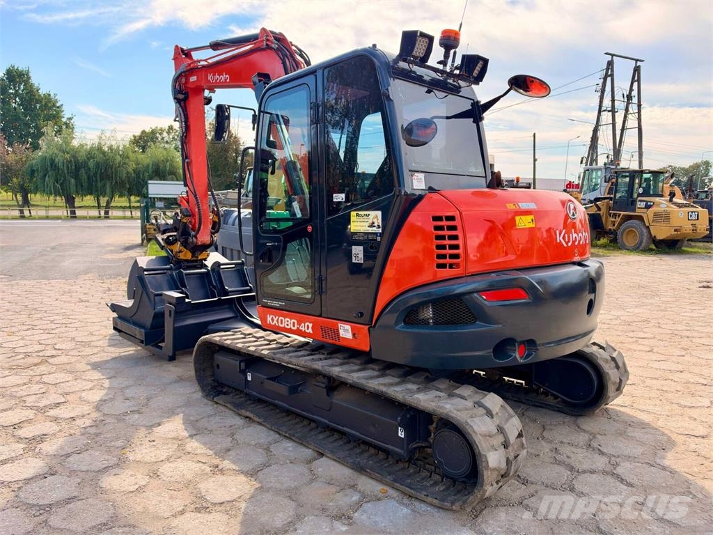 Kubota KX080-04 Малые экскаваторы 7т-12т