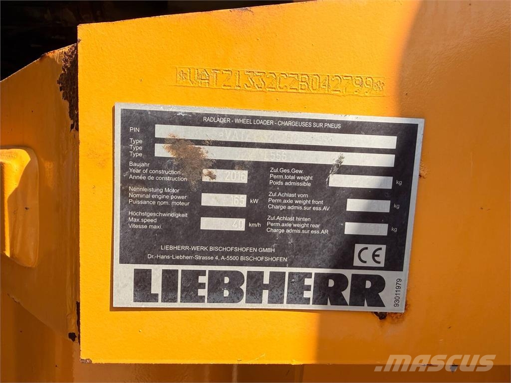 Liebherr L556 XP Xpower High Tip Φορτωτές με λάστιχα (Τροχοφόροι)