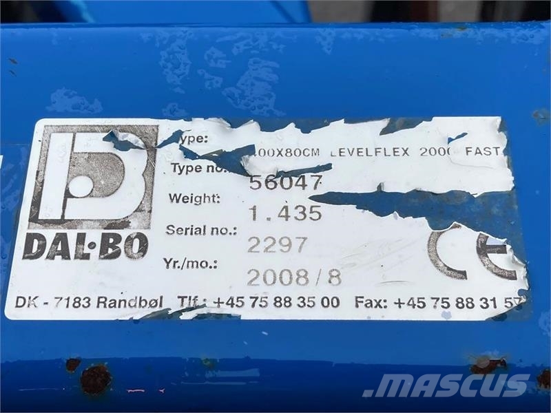Dal-Bo Levelflex 2000 med lamelplanke Walzen