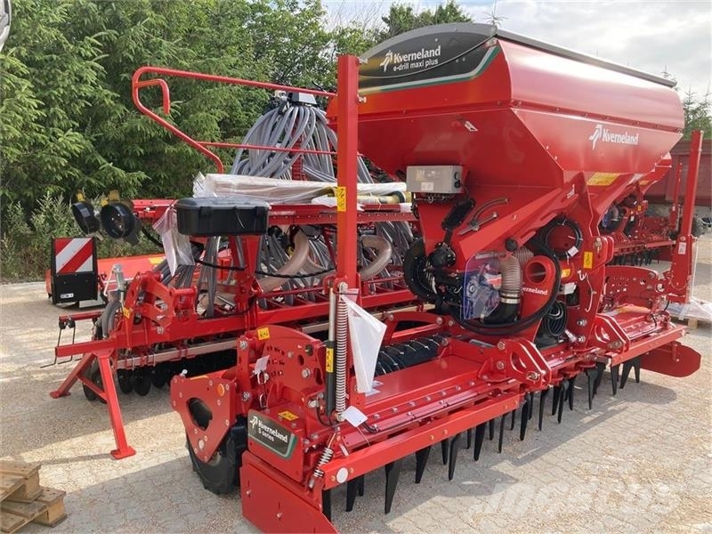 Kverneland E-Drill MAXI PLUS 4m kombination med gødningsplace Sembradoras combinadas