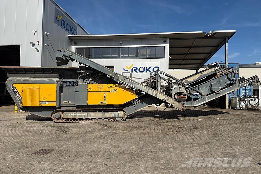 Rubble Master RM 120GO! + MS 125GO! Zeefinstallatie