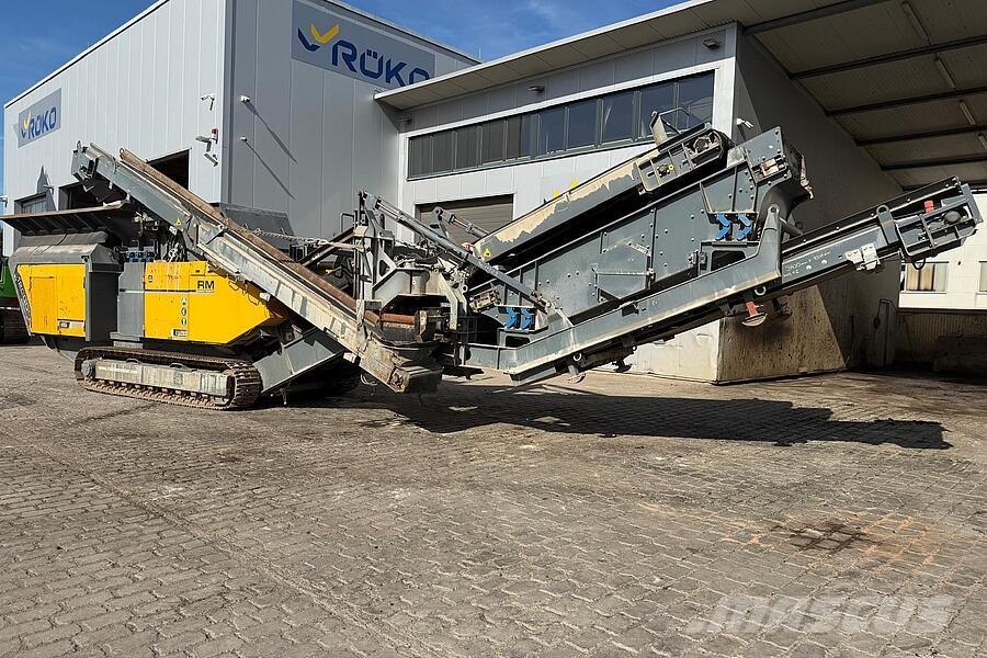 Rubble Master RM 120GO! + MS 125GO! Zeefinstallatie