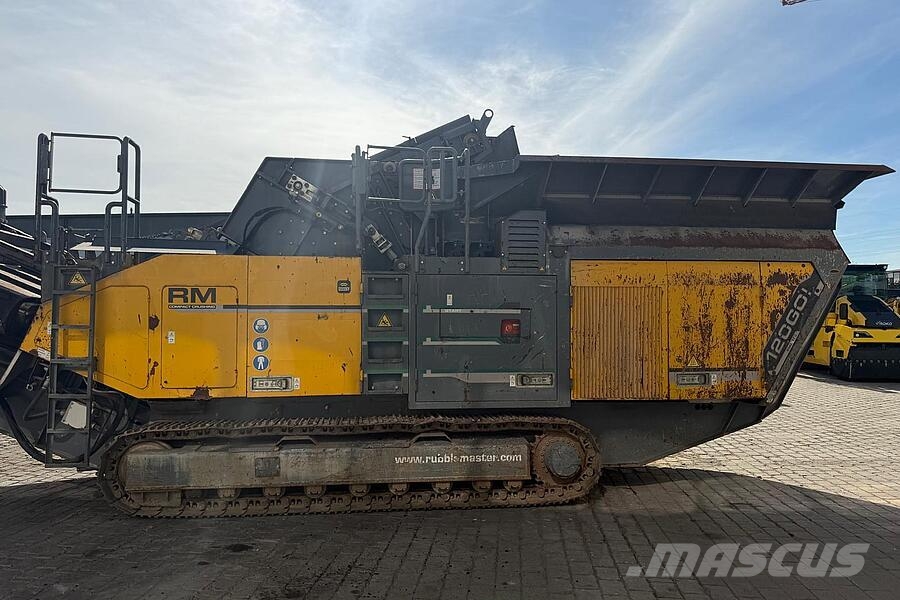 Rubble Master RM 120GO! + MS 125GO! Zeefinstallatie