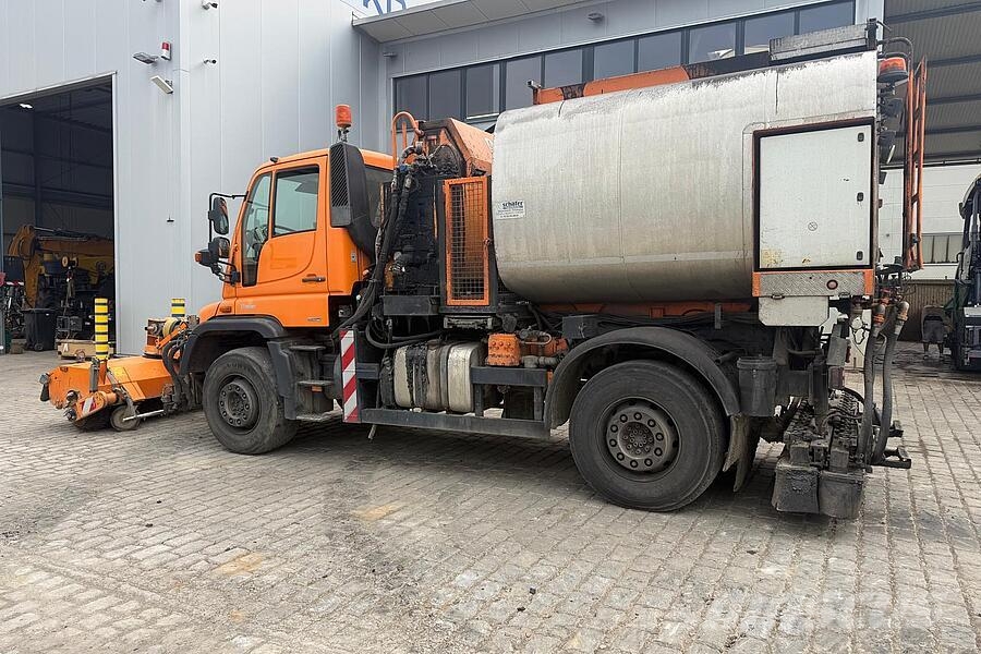Schäfer Unimog U 500 + BSM-P 2000/2000 Bitumen sprayers