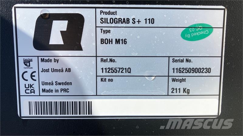 Ålö Silogreb S+ مكونات أخرى
