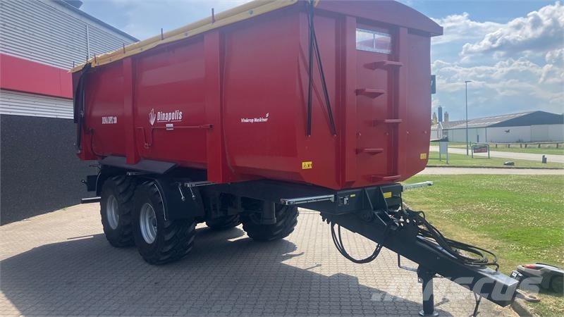 Dinapolis DPX20 Tipvogn, med presenning Kipperaanhangers