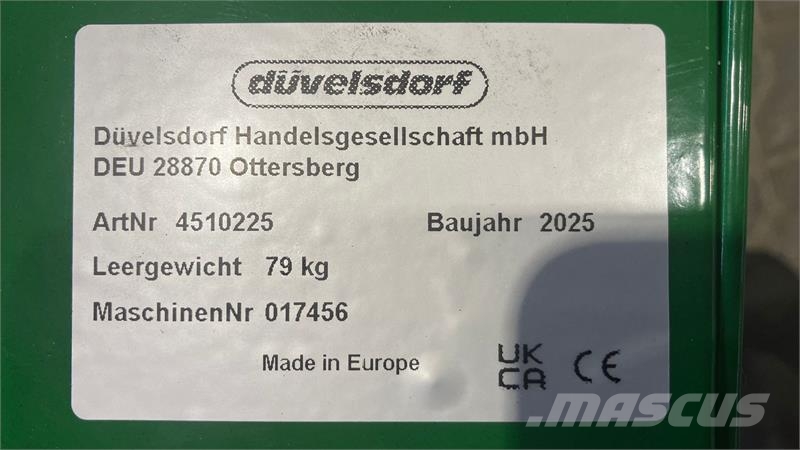 Düvelsdorf Kost til pallegafler, 225 cm Sonstiges Traktorzubehör