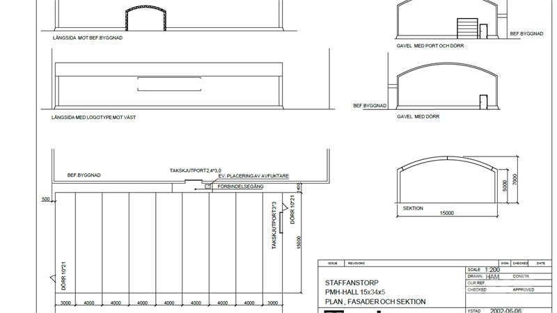 - - - PMH Telthal på 510 m2 Traktorji