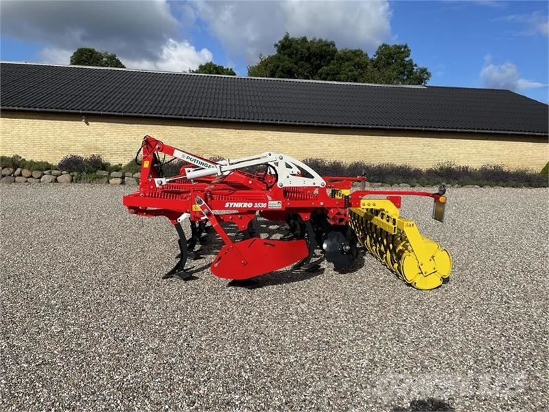 Pöttinger Synkro 3530 Nova Med hydraulisk dybte regulering Harver