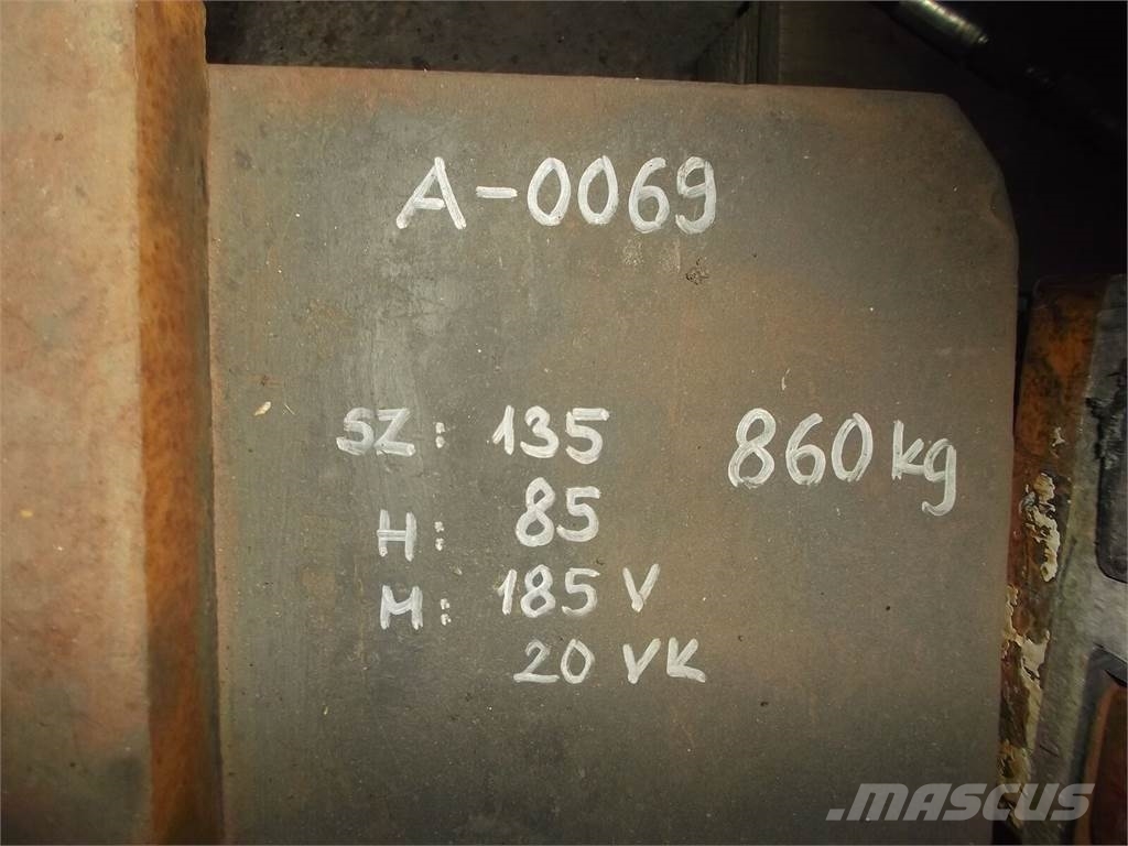 Forgó villakocsi 510/1350 WITH FORKS A-0069 Kiti priedai ir komponentai