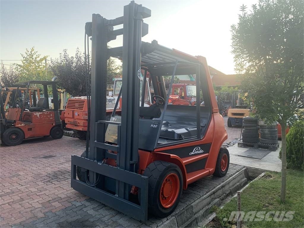 Linde H80D /353/ V-3301 OB Dieselmotviktstruckar