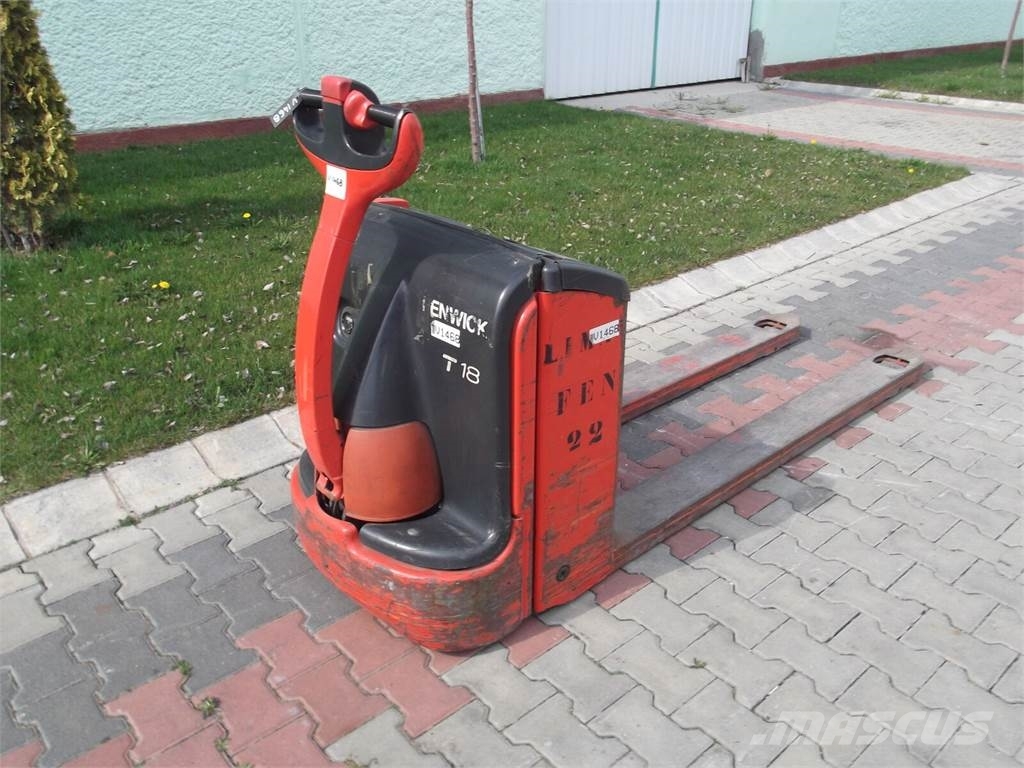Linde T18 WIDE LONG V-1468 Pedestrian power pallet trucks