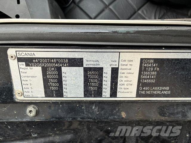 Scania G 490 LA6x2HNB - Hydraulik Tegljači