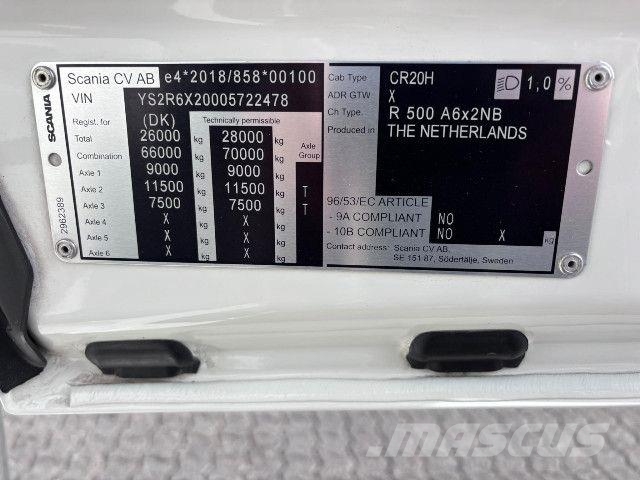 Scania R 500 A6x2NB Hydraulic for Tip Trækkere