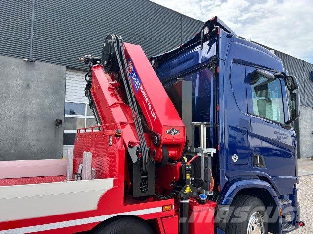 Scania R 590 B8x2*6NB Crane + machine transporter body wi Вантажівки / спеціальні