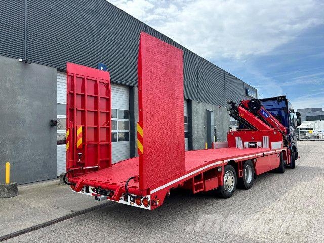 Scania R 590 B8x2*6NB Crane + machine transporter body wi Вантажівки / спеціальні