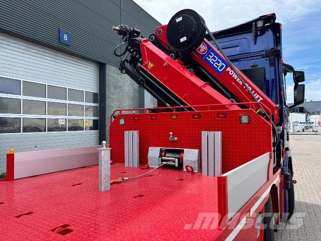 Scania R 590 B8x2*6NB Crane + machine transporter body wi Вантажівки / спеціальні