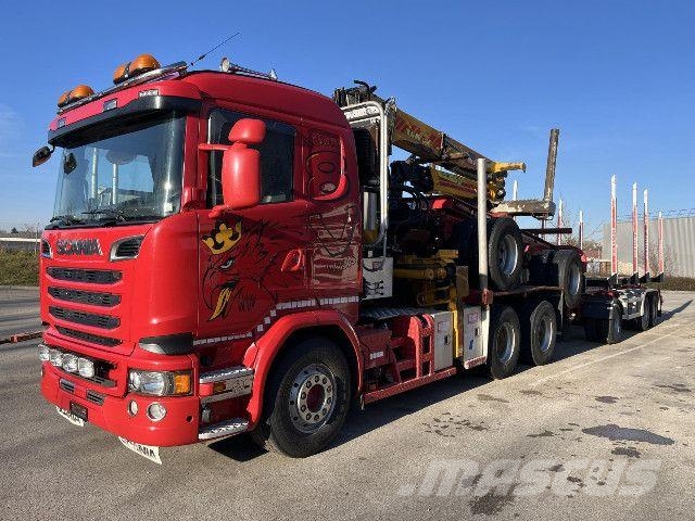 Scania porteur + grue AR cabine Važiuoklė su kabina