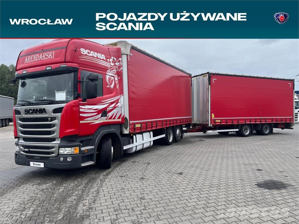 Scania R 450 LB6x2MLB + Przyczepa WIELTON Kamioni-šasije